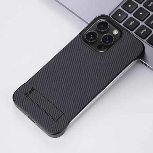 PYYLTTP Luxuriöse Hart-PC-Hülle für iPhone 16e 16 15 14 Pro Max 16 Plus 16pro/15pro Max Telefonabdeckung (für iPhone 14 Pro/Schwarz) von PYYLTTP