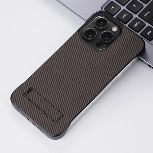 PYYLTTP Luxuriöse Hart-PC-Hülle für iPhone 16e 16 15 14 Pro Max 16 Plus 16pro/15pro Max Telefonabdeckung (für iPhone 16 Pro/Braun) von PYYLTTP