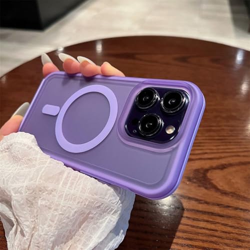 PYYLTTP Magnetische kabellose Ladehülle für iPhone 16 15 11 12 13 14 Pro Max XR XS 7 8 Plus SE Einfarbige stoßfeste Hülle, Lila, Für iPhone 11Pro Max PYYLTTP Magnetische kabellose Ladehülle für iPhone 16 15 11 12 13 14 Pro Max XR XS 7 8 Plus SE Einfarbige stoßfeste Hülle, Lila, Für iPhone 11Pro Max von PYYLTTP