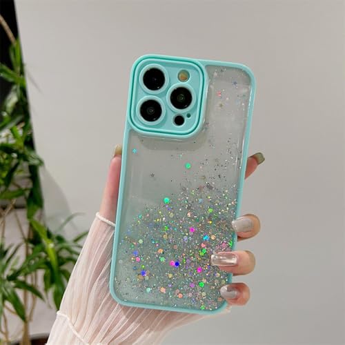 PYYLTTP Transparente Glitzer-Schutzhülle für iPhone 15, 14, 13, 12, Mini, 11 Pro, Max, X, XR, XS, Max, 6, 6S, 7, 8 Plus, stoßfest, Farbverlauf, Pailletten, Blau, für iPhone 15Pro Max PYYLTTP Transparente Glitzer-Schutzhülle für iPhone 15, 14, 13, 12, Mini, 11 Pro, Max, X, XR, XS, Max, 6, 6S, 7, 8 Plus, stoßfest, Farbverlauf, Pailletten, Blau, für iPhone 15Pro Max von PYYLTTP