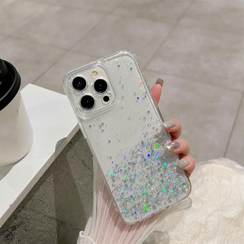 PYYLTTP Transparente Glitzer-Schutzhülle für iPhone 15, 14, 13, 12, Mini, 11 Pro, Max, X, XR, XS, Max, 6, 6S, 7, 8 Plus, stoßfest, Farbverlauf, Pailletten, transparent, für iPhone 13 PYYLTTP Transparente Glitzer-Schutzhülle für iPhone 15, 14, 13, 12, Mini, 11 Pro, Max, X, XR, XS, Max, 6, 6S, 7, 8 Plus, stoßfest, Farbverlauf, Pailletten, transparent, für iPhone 13 von PYYLTTP