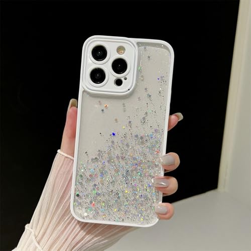 PYYLTTP Transparente Glitzer-Schutzhülle für iPhone 15, 14, 13, 12, Mini, 11 Pro, Max, X, XR, XS, Max, 6, 6S, 7, 8 Plus, stoßfest, mit Pailletten, Weiß, für iPhone 12Pro Max PYYLTTP Transparente Glitzer-Schutzhülle für iPhone 15, 14, 13, 12, Mini, 11 Pro, Max, X, XR, XS, Max, 6, 6S, 7, 8 Plus, stoßfest, mit Pailletten, Weiß, für iPhone 12Pro Max von PYYLTTP
