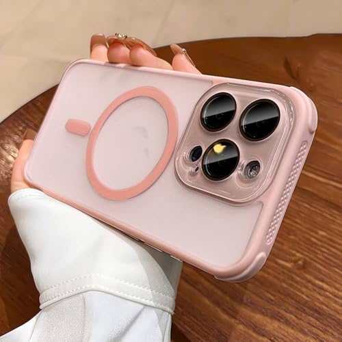 PYYLTTP Wärmeableitende Stoßstangenhülle für iPhone 15 12 13 14 16 Pro Max 16 Plus Hüllen Kameraschutz Hautgefühl Matte Abdeckung, Pink, Für iPhone 13 PYYLTTP Wärmeableitende Stoßstangenhülle für iPhone 15 12 13 14 16 Pro Max 16 Plus Hüllen Kameraschutz Hautgefühl Matte Abdeckung, Pink, Für iPhone 13 von PYYLTTP
