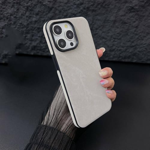PYYLTTP Weiche, stoßfeste Jean-Hülle für iPhone 13 14 Pro Max 15 Plus, Business-Skin-Feel-Silikonhülle, grau, für iPhone 11 ProMax PYYLTTP Weiche, stoßfeste Jean-Hülle für iPhone 13 14 Pro Max 15 Plus, Business-Skin-Feel-Silikonhülle, grau, für iPhone 11 ProMax von PYYLTTP