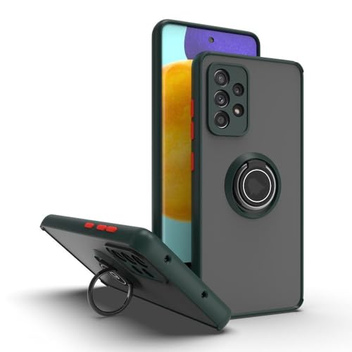 Ring Magnetische Unterstützung Handyhülle für Samsung Galaxy A52 A51 A53 A70 A71 A72 A73 A81 A90 A91 A13 A23 A01 A02 A11 A12 A20 A21Cover, Dunkelgrün, für Samsung A51 Ring Magnetische Unterstützung Handyhülle für Samsung Galaxy A52 A51 A53 A70 A71 A72 A73 A81 A90 A91 A13 A23 A01 A02 A11 A12 A20 A21Cover, Dunkelgrün, für Samsung A51 von PYYLTTP