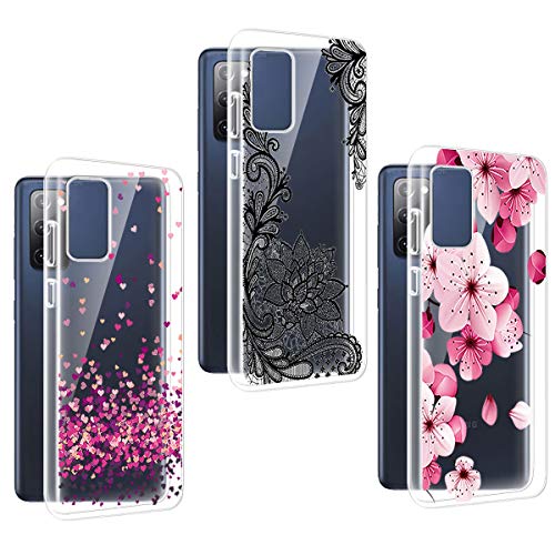 PZEMIN 3 Stück für Samsung Galaxy S20 FE 5G/4G Hülle Handyhülle Silikon Gummi Clear Schale Transparent Durchsichtig TPU Bumper Schutzhülle, WM108+WM85+WM113 PZEMIN 3 Stück für Samsung Galaxy S20 FE 5G/4G Hülle Handyhülle Silikon Gummi Clear Schale Transparent Durchsichtig TPU Bumper Schutzhülle, WM108+WM85+WM113 von PZEMIN