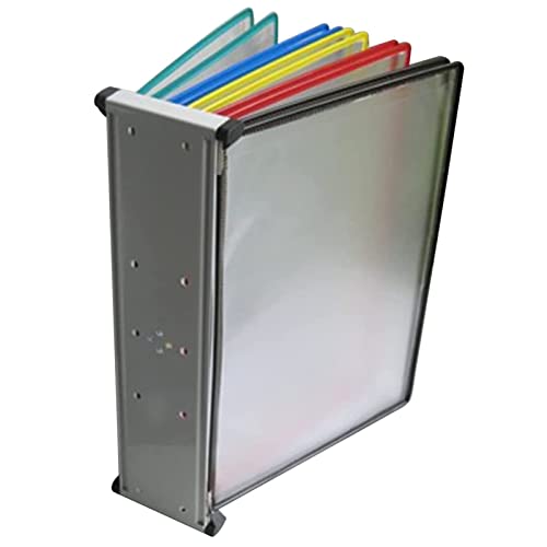 Wandhalterung Referenzsystem Schreibtisch Referenz Wandmontierter Aktenhalter for A4-Ordner, 10 Felder, 20 Blatt, Poster-Flip-Book-Display Wandhalterung Referenzsystem Schreibtisch Referenz Wandmontierter Aktenhalter for A4-Ordner, 10 Felder, 20 Blatt, Poster-Flip-Book-Display von PZOFERLIN