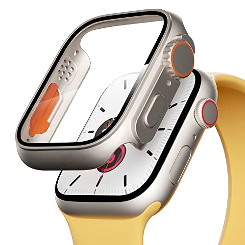 PZOZ Hülle Kompatibel mit Apple Watch Series SE2/SE/6/5/4 44mm mit PET Displayschutz, iWatch Sehr stark PC Schutzhülle, All-Around Schutz Case für Apple Watch Series SE2/SE/6/5/4(44mm) von PZOZ