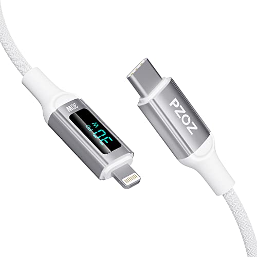 PZOZ USB C auf Lightning Kabel, 30 W iPhone Ladekabel Power Delivery Ladegerät für iPhone 14 Pro Max/14 Pro/14/13 Mini/12 (1,2 m) von PZOZ