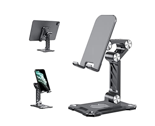 PZiXuaner Handy Ständer. Faltbarer Büro-Telefonständer für den Schreibtisch Verstellbarer Desktop-Telefonhalter Kompatibel mit 4,7'' -13'' Mobiltelefon/Smartphone/Handy/iPad/Tablet. von PZiXuaner