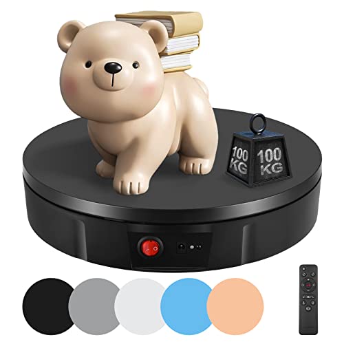 Drehteller Elektrisch, 360 Drehbar Professioneller Elektrischer Drehteller 30cm/100kg Automatische Drehplattform mit Fernbedienung für Ausstellungsstand Fotografie Hochzeitstorte Zeigen Drehteller Elektrisch, 360 Drehbar Professioneller Elektrischer Drehteller 30cm/100kg Automatische Drehplattform mit Fernbedienung für Ausstellungsstand Fotografie Hochzeitstorte Zeigen von PaNt
