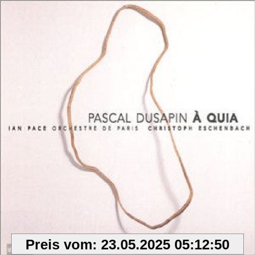 A Quia/7 Etudes (+Dvd: Interviews...) von Pace