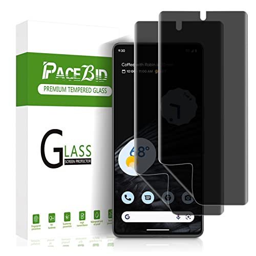 PaceBid [2 Stück Schutzfolie Kompatibel mit Google Pixel 7 Pro, TPU Flexibles Displayschutzfolie Glasfolie [Kratzfest] [Anti-Bläschen] [HD Klar] für Google Pixel 7 Pro von PaceBid