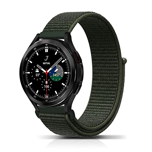 PaceBid 20mm Armband Kompatibel mit Samsung Galaxy Watch 6 40 mm 44 mm/Galaxy Watch 6 Classic 43 mm 47 mm, Band Nylon Sport-Ersatzband Armbänder für Galaxy Watch 5/Watch 5 Pro/Watch 4 Dark Green PaceBid 20mm Armband Kompatibel mit Samsung Galaxy Watch 6 40 mm 44 mm/Galaxy Watch 6 Classic 43 mm 47 mm, Band Nylon Sport-Ersatzband Armbänder für Galaxy Watch 5/Watch 5 Pro/Watch 4 Dark Green von PaceBid