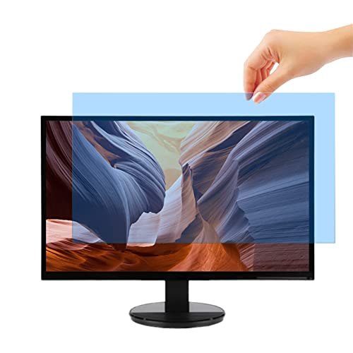 PaceBid Anti-Blaulichtfilter für 24 Zoll 16:9 Computermonitore Displayschutzfolie, Anti-Blaulicht, Anti-UV, Abnehmbar Blendfreie Schutzfolie 24" 16:9 von PaceBid