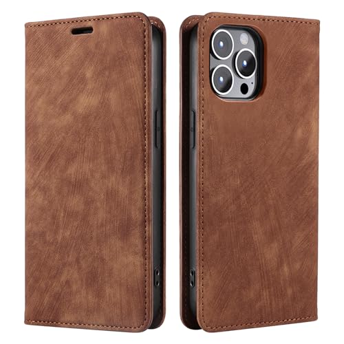 PaceBid Leder Handyhülle für iPhone 15 Pro Max Hülle Leder Klappbar Flip Case Tasche Kartenfach Standfunktion Schutzhülle für iPhone 15 Pro Max Hülle - Braun PaceBid Leder Handyhülle für iPhone 15 Pro Max Hülle Leder Klappbar Flip Case Tasche Kartenfach Standfunktion Schutzhülle für iPhone 15 Pro Max Hülle - Braun von PaceBid