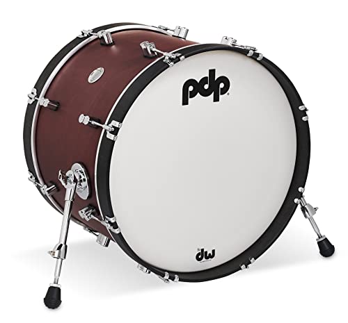 PDP Concept Classic Bass Drum, 20" x 14", Ox Blood Stain, Ebony Stain Hoops PDP Concept Classic Bass Drum, 20" x 14", Ox Blood Stain, Ebony Stain Hoops von Pacific Drums