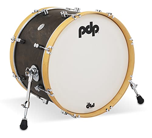 PDP Concept Classic Bass Drum, 20" x 14", Walnut Stain, Natural Stain Hoops von Pacific Drums