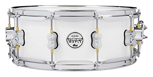 PDP Concept Maple Snare, 14" x 5.5", Pearlescent White Lacquer PDP Concept Maple Snare, 14" x 5.5", Pearlescent White Lacquer von Pacific Drums