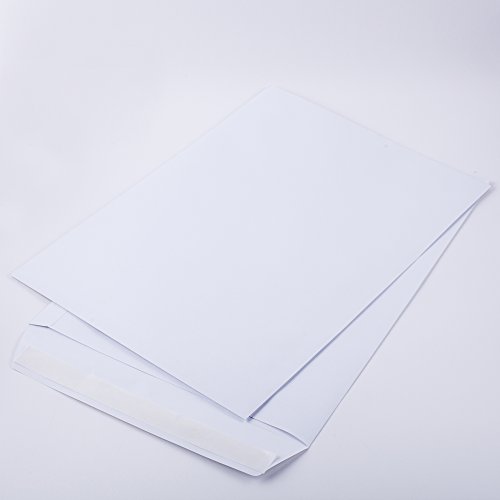Versandtaschen DIN C3 320 x 440 mm weiß 120 g/m² ohne Fenster haftklebend (413017) (50) von Packsmart