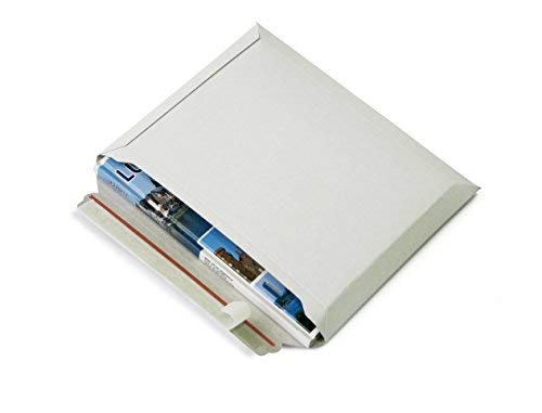 Versandtaschen weiß Vollpappe (Querbefüllung) Karton DIN A5+ -175x250mm bis 50mm Füllhöhe (PS.161) (25) von Packsmart