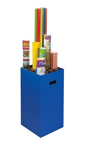 Classroom Keepers Aufbewahrungsbox Plakat- & Rollenlagerung 12-1/4 x 12-1/4 x 12-1/4 in Blue. von Pacon