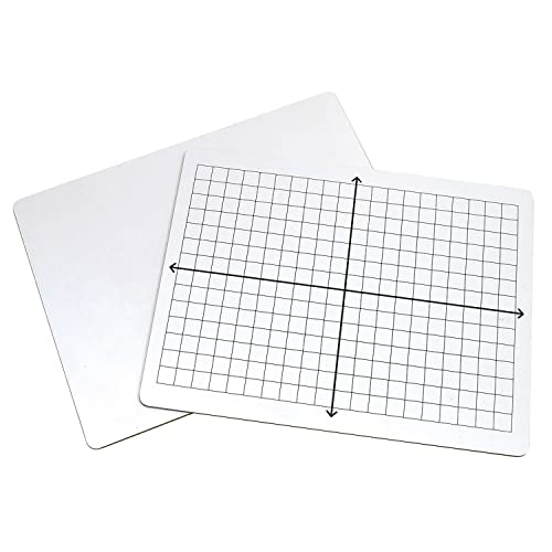 Pacon® 2-seitige Mathematiktafeln, XY-Achse, blanko, 10 Stück von Pacon