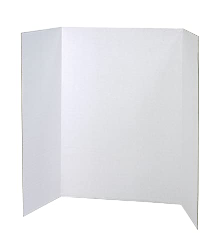 Pacon Präsentationstafeln, einwandig, Weiß, 121,9 x 91,4 cm, 12 Stück von Pacon