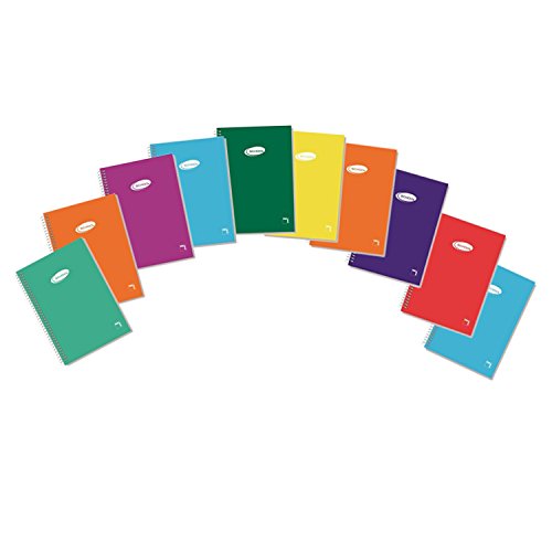 Pacsa 16428 - Spiralblock, 80 Blatt, verschiedene Farben, 1 Stück von Pacsa