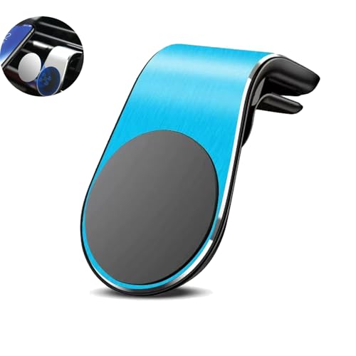 Newmoll Phone Holder, Newmoll Magnetic Vent Phone Holder - L Type 360° Rotatable Car Phone Mount Magnet, Mobile Phone Navigation Bracket for Any Smartphone (Blue) von PacuM