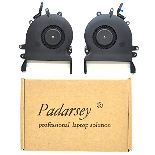 Padarsey -CPU-Lüfter 923-01471, kompatibel mit MacBook Pro Retina 38,1 cm mit Touch Bar A1707 links + rechts 2016 2017 von Padarsey