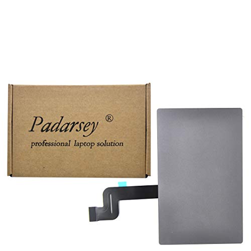Padarsey Ersatz-Touchpad für MacBook Pro Retina 38,1 cm (15 Zoll) Unibody A1707 Touchpad mit Flexkabel (passend für 2016–2017 Version) (A1707 2016–2017 38,1 cm mit Kabel (grau)) von Padarsey