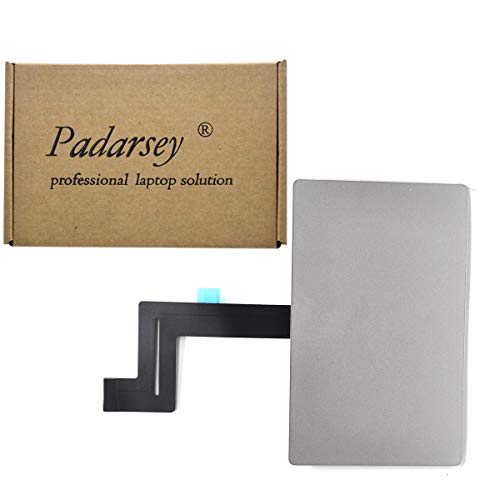 Padarsey Ersatz-Trackpad Touchpad kompatibel für MacBook Pro Retina 13 Zoll Unibody A1706 Touch Pad mit Flexkabel (passend für 2016–2017 Version) (A1706 2016–2017 13 Zoll mit Kabel (Silber)) von Padarsey
