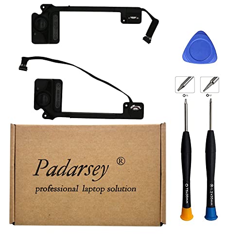 Padarsey Interner linker und rechter Ersatz-Lautsprecher, kompatibel mit MacBook Pro 13 Zoll Retina A1502 2013 2014 2015 von Padarsey