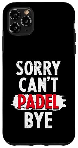 Paddelspieler Paddelball Hülle für iPhone 11 Pro Max von Padel Clothing for Padel Lovers