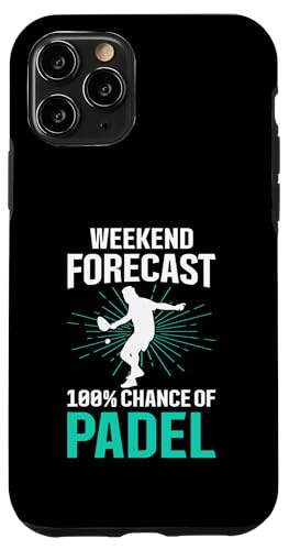 Paddelspieler Paddelball Hülle für iPhone 11 Pro von Padel Clothing for Padel Lovers