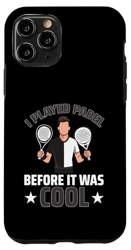 Paddelspieler Paddelball Hülle für iPhone 11 Pro von Padel Clothing for Padel Lovers