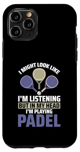 Paddelspieler Paddelball Hülle für iPhone 11 Pro von Padel Clothing for Padel Lovers