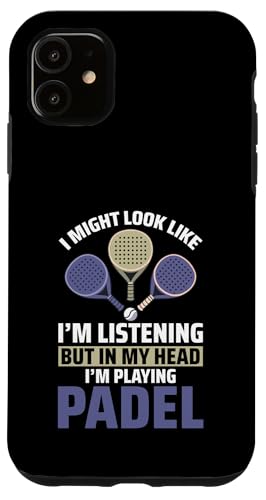 Paddelspieler Paddelball Hülle für iPhone 11 von Padel Clothing for Padel Lovers
