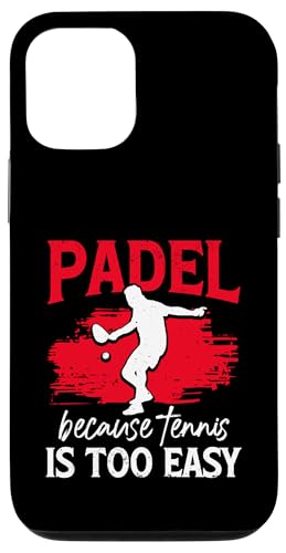 Paddelspieler Paddelball Hülle für iPhone 12/12 Pro von Padel Clothing for Padel Lovers