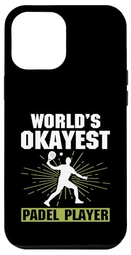Paddelspieler Paddelball Hülle für iPhone 12 Pro Max von Padel Clothing for Padel Lovers