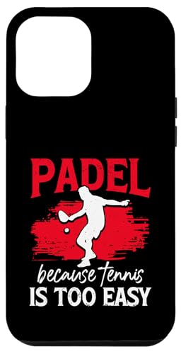 Paddelspieler Paddelball Hülle für iPhone 12 Pro Max von Padel Clothing for Padel Lovers