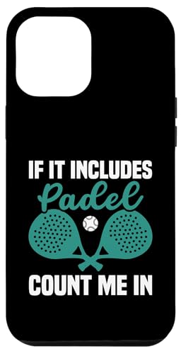 Paddelspieler Paddelball Hülle für iPhone 12 Pro Max von Padel Clothing for Padel Lovers