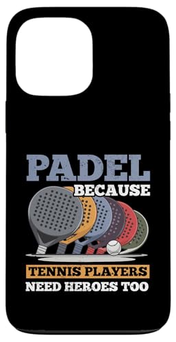 Paddelspieler Paddelball Hülle für iPhone 13 Pro Max von Padel Clothing for Padel Lovers