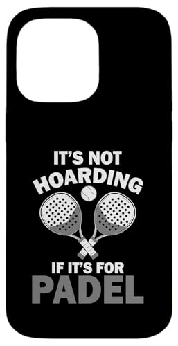 Paddelspieler Paddelball Hülle für iPhone 14 Pro Max von Padel Clothing for Padel Lovers