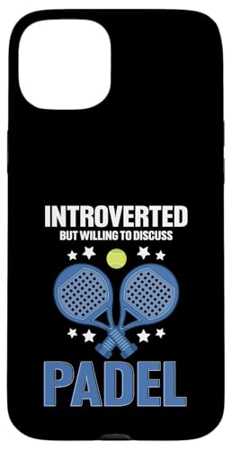 Paddelspieler Paddelball Hülle für iPhone 15 Plus von Padel Clothing for Padel Lovers
