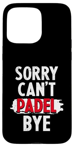 Paddelspieler Paddelball Hülle für iPhone 15 Pro Max von Padel Clothing for Padel Lovers