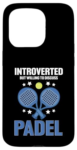 Paddelspieler Paddelball Hülle für iPhone 15 Pro von Padel Clothing for Padel Lovers