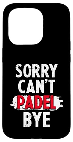 Paddelspieler Paddelball Hülle für iPhone 15 Pro von Padel Clothing for Padel Lovers