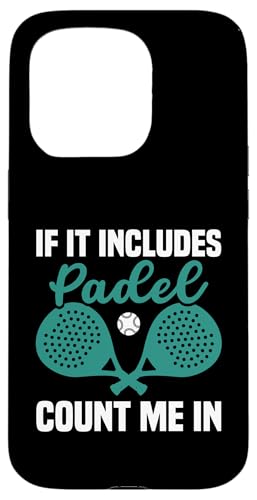 Paddelspieler Paddelball Hülle für iPhone 15 Pro von Padel Clothing for Padel Lovers